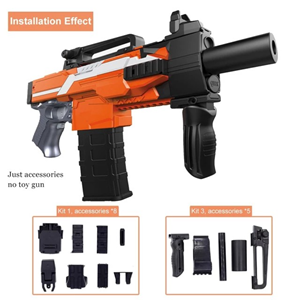 تفنگ اسباب بازی شارژی تیر فومی DIY EXPAND -اسباب بازی